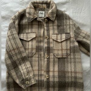 Flannel oversized jacket